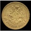 Image 1 : Russia 10 Rouble Gold Coin, 1900