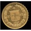 Image 1 : Switzerland 20 Francs Gold Coin, 1893B