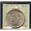 Image 2 : United States of America Silver Dollar, 1922