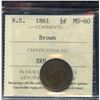 Image 2 : 1861 Nova Scotia Half Cent