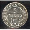 Image 1 : 1945c Newfoundland Five Cents