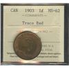 Image 2 : 1903 & 1904 One Cent - Lot of 2 ICCS Graded Coins