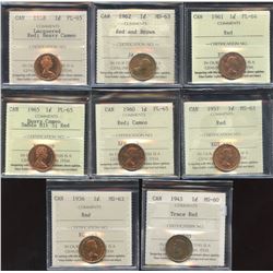 One Cent ICCS Group - Lot of 8