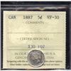 Image 2 : 1887 Five Cents