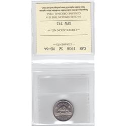 1938 Five Cents