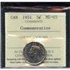 Image 2 : 1951 Five Cents