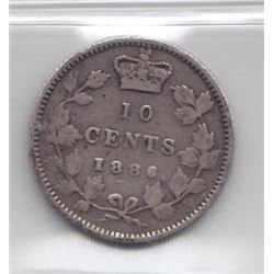 1886 Ten Cents