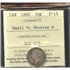 Image 1 : 1892 Ten Cents