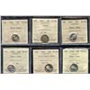 Image 1 : Ten Cents - Lot of 6 ICCS Graded Proof Like Coins