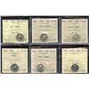 Image 1 : Ten Cents - Lot of 6 ICCS Graded Proof Like Coins