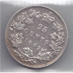 1882H Twenty-Five Cents