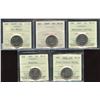 Image 2 : Twenty-Five Cents - Lot of 14 ICCS Graded Coins