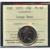 Image 2 : 1973 Twenty-Five Cents - Large Bust