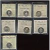 Image 1 : Twenty-Five Cents - 7 Top Quality ICCS Proof Like Coins