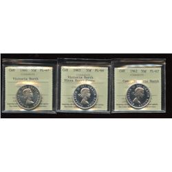 Victoria North Trio of ICCS Graded Fifty Cents