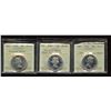 Image 1 : Victoria North Trio of ICCS Graded Fifty Cents