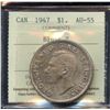 Image 2 : 1947 Silver Dollar - Blunt 7