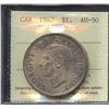 Image 2 : 1947 Silver Dollar - Blunt 7