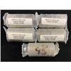 Image 1 : Original Half Dollar Mint Rolls - Lot of 5
