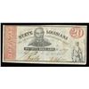 Image 1 : State of Louisiana $20, 1863