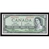 Image 1 : Bank of Canada $1, 1954 - Devil's Face