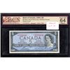 Image 1 : Bank of Canada $5, 1954 - Replacement Note