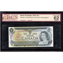 Bank of Canada $1, 1973