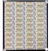 Image 1 : Bank of Canada $1, 1973 - Uncut Sheet of 40 Notes
