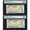 Image 1 : Bank of Canada $20, 1979 - Lot of 2 Consecutives