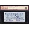 Image 1 : Bank of Canada $5, 1986