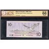Image 1 : Bank of Canada $10, 1989 - Replacement Note