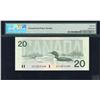 Image 2 : Bank of Canada $20, 1991 With Serif