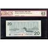 Image 1 : Bank of Canada $20, 1991