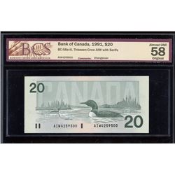 Bank of Canada $20, 1991