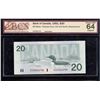 Image 1 : Bank of Canada $20, 1991 - Replacement Note