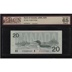 Bank of Canada $20, 1991