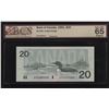 Image 1 : Bank of Canada $20, 1991