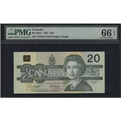 Bank of Canada $20, 1991