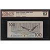 Image 1 : Bank of Canada $100, 1988