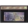 Image 2 : Bank of Canada $10, 2001 - Missing Circle Variety