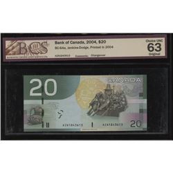 Bank of Canada $20, 2004