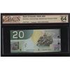 Image 1 : Bank of Canada $20, 2004 - Replacement Note