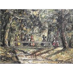 Kotász, Károly       Budapest, 1872 - Budapest, 1941       On the Bridge in the Wood      