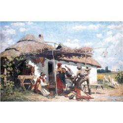 Greguss, Imre    Zayugróc, 1856 - Budapest, 1910      Having Fun             