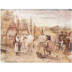 Kirsmenszky V. signiture     Working Painter    