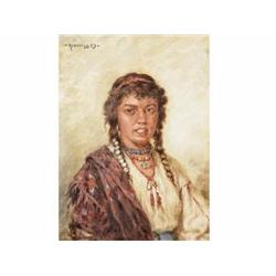 Rubovics, Márk       Pest, 1867 - Budapest, 1947      Gipsy Girl          