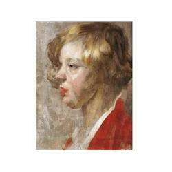 Karlovszky, Bertalan      Munkács, 1858 - Budapest, 1938     Little Girl