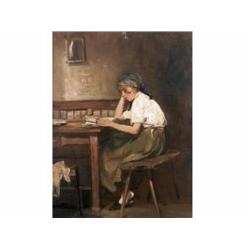 Szüle, Péter     Nagyvárad, 1886 - Budapest, 1944     Reading Girl