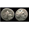 Image 1 : EUBOIA, Chalkis. 340-294 BC. AR Drachm. Lot of 2