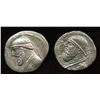 Image 1 : KINGS of PARTHIA, Mithradates II. ca. 124/121-91 BC. AR Drachm. Lot of 2